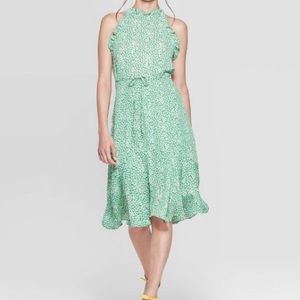 Who What Wear A Line Halter Dress